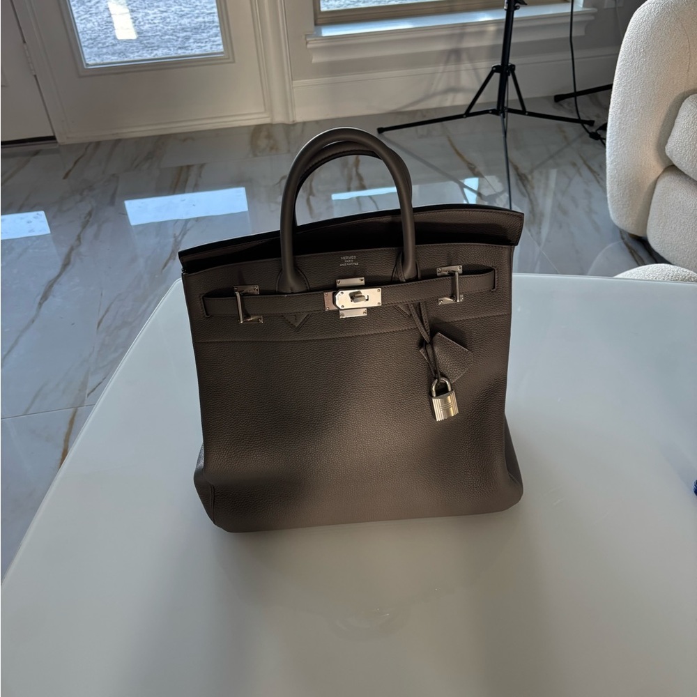 Hermes Brown Duffel Bag